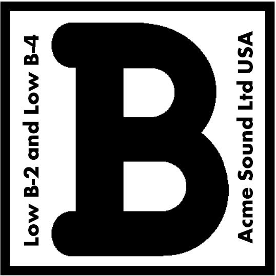 Acme Sound Low B-2 and Low B-4 logo